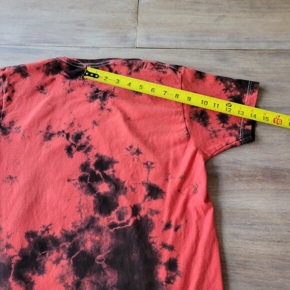 Neon Genesis Evangelion Asuka Langley T-Shirt Small Red Black Tie Dye Anime - Picture 6 of 7